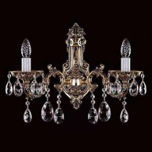 Светильник Artglass CR 0011/02/20 BRASS ANTIQUE CE