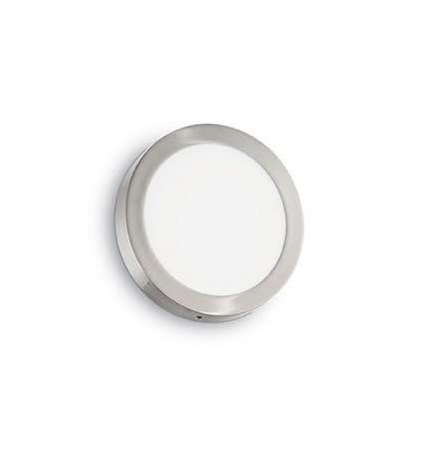 Светильник Ideallux UNIVERSAL AP1 24W ROUND NICKEL 141480