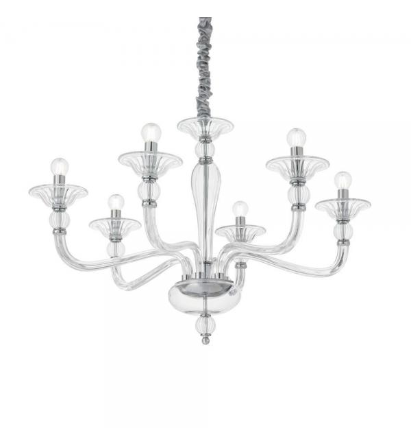 Светильник Ideallux DANIELI SP6 TRASPARENTE 159959