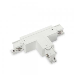 Коннектор для шинопровода (трека) Ideallux LINK TRIMLESS T-CONNECTOR LEFT WHITE 169781