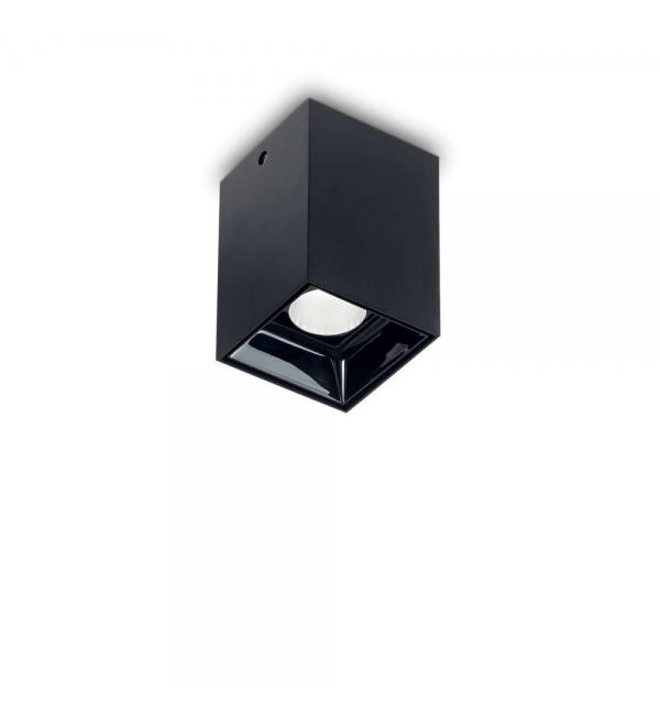 Светильник Ideallux NITRO 10W SQUARE NERO 206042