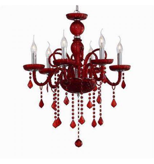 Светильник Ideallux GIUDECCA SP6 ROSSO 027418