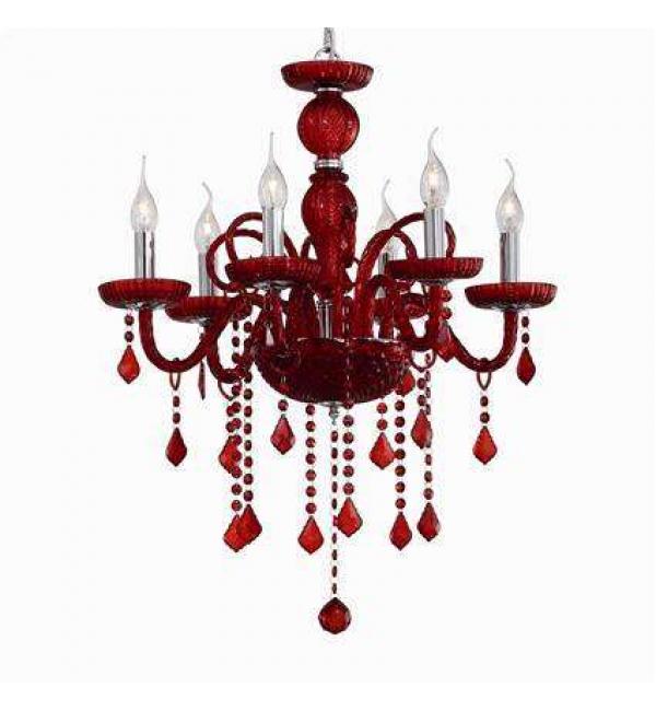 Светильник Ideallux GIUDECCA SP6 ROSSO 027418