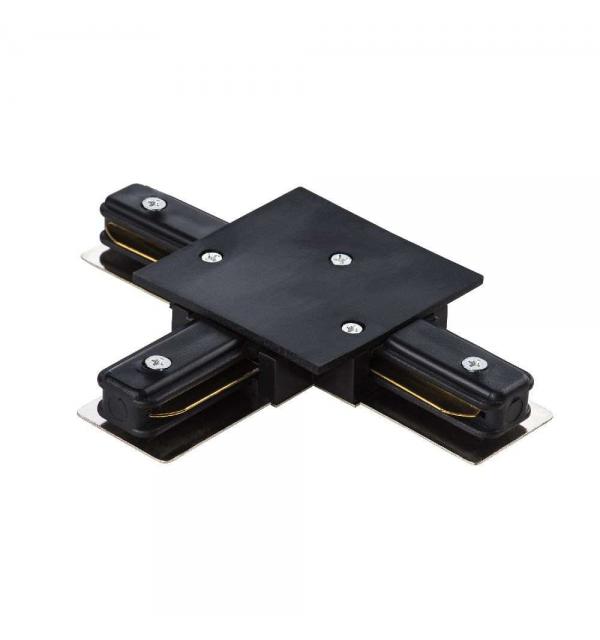 501137 Соединитель д/встраиваемых треков однофазный BARRA T-образный ЧЕРНЫЙ