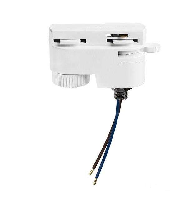 Трековый 1-фазный адаптер BARRA к 0510х/05121х/05122х/21443х/21444х БЕЛЫЙ 592006