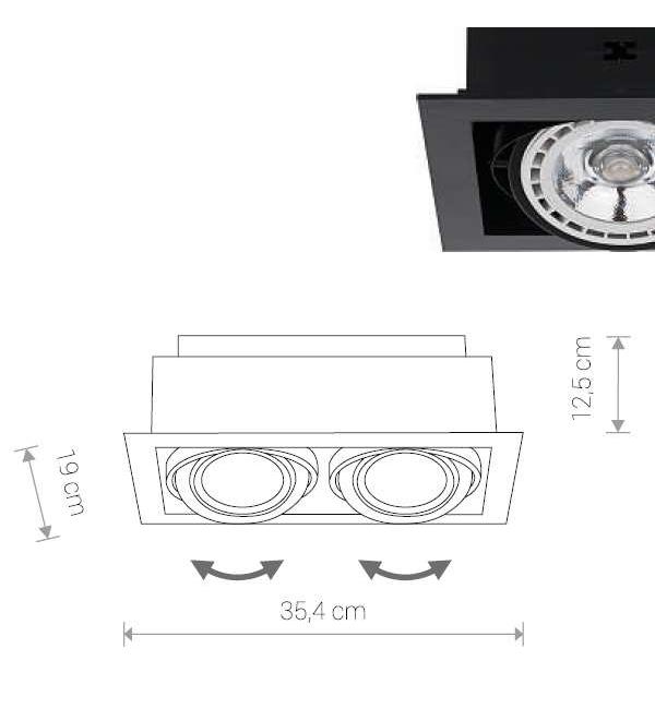 Встраиваемый светильник Nowodvorski DOWNLIGHT 9570