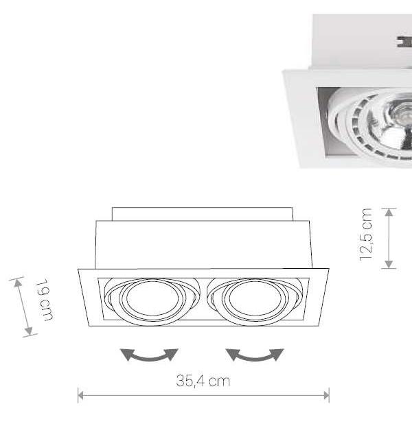 Встраиваемый светильник Nowodvorski DOWNLIGHT 9574