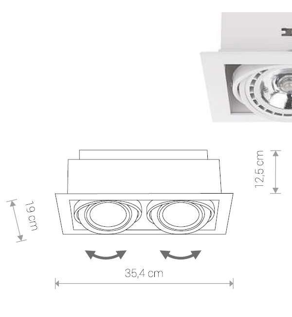 Встраиваемый светильник Nowodvorski DOWNLIGHT 9574