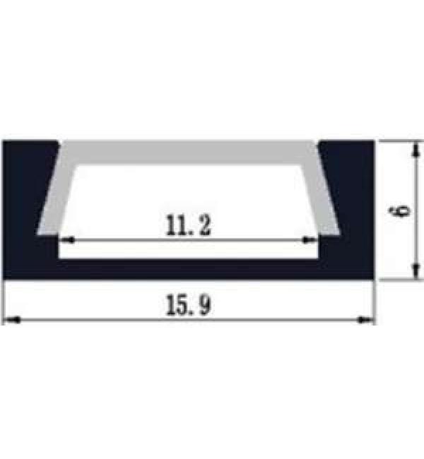 Накладной профиль ST Luce ST017 ST017.129.01