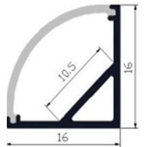 Угловой профиль ST Luce ST017 ST017.129.03