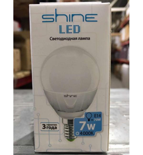 Светодиодная лампа  Shine G45 6,5W E14 4000K 227236