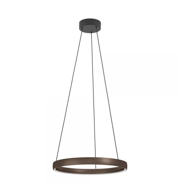 390451 Светодиодный подвес с регулировкой цветовой температуры TRABUCO, 2X25W(LED), Ø550, 2200-6500K, 4800lm, алюминий, сталь, черный, коричневый, бел