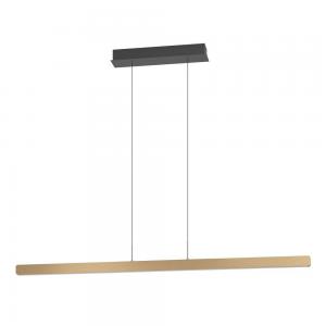 390499 Светодиодный подвес с регулировкой цветовой температуры CIGGIANO, 1X30W(LED) ,2200-6500K, 5200lm, алюминий, сталь, коричневый, белый