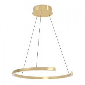 390516 Светодиодный подвес с регулировкой цветовой температуры LABONETE, 24,8W(LED), Ø800, 2200-6500K, 4100lm, алюминий, сталь, золотой, белый