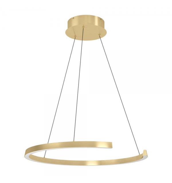 390516 Светодиодный подвес с регулировкой цветовой температуры LABONETE, 24,8W(LED), Ø800, 2200-6500K, 4100lm, алюминий, сталь, золотой, белый