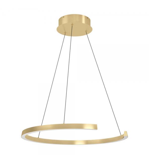 390516 Светодиодный подвес с регулировкой цветовой температуры LABONETE, 24,8W(LED), Ø800, 2200-6500K, 4100lm, алюминий, сталь, золотой, белый