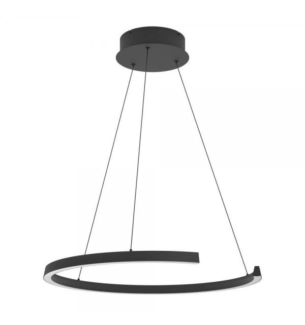 390533 Светодиодный подвес с регулировкой цветовой температуры LABONETE, 24,8W(LED), Ø800, 2200-6500K, 4100lm, алюминий, сталь, черный, белый