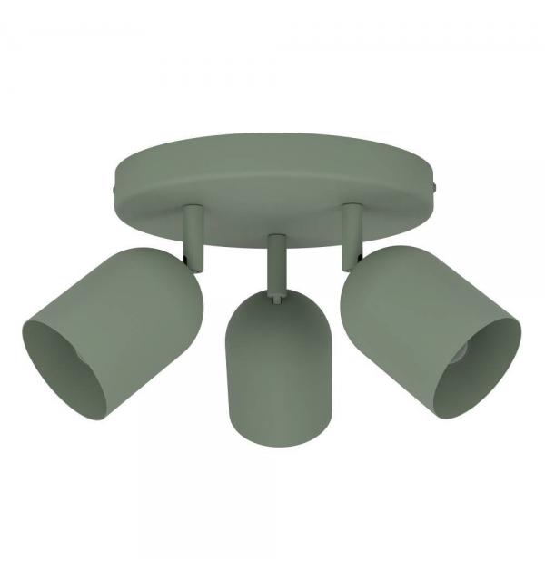 44134 Спот TILSTON, 3X40W(E14), сталь, зеленый