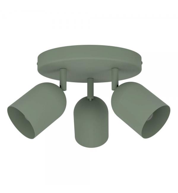 44134 Спот TILSTON, 3X40W(E14), сталь, зеленый