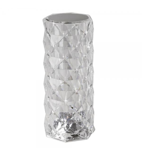 75816 Аккум. настольная лампа LUCIGNANO, H210, 0,6W(LED), IP20, пластик, прозрачный