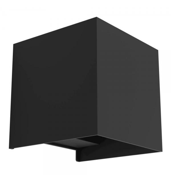 901049 Светод бра VALMONTONE, 2X1,5W(LED), алюминий, черный, стекло, прозрачный, 3000K, 400lm