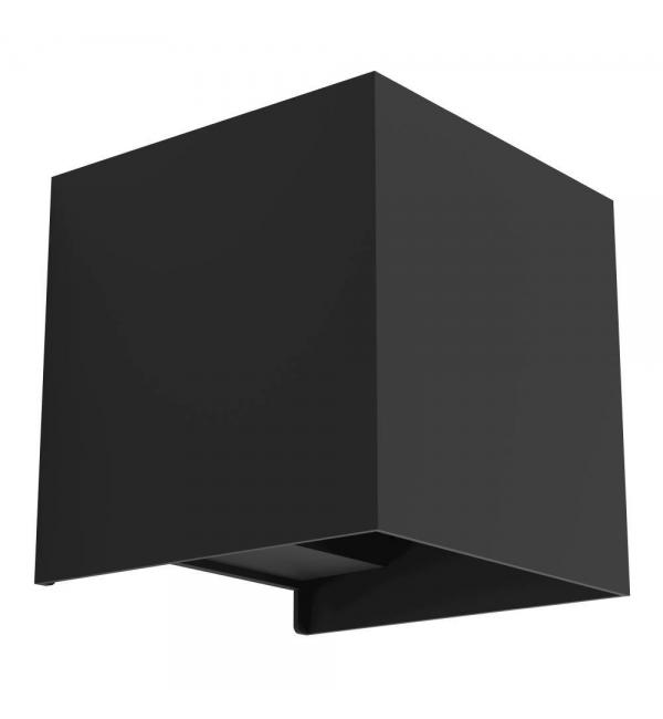901049 Светод бра VALMONTONE, 2X1,5W(LED), алюминий, черный, стекло, прозрачный, 3000K, 400lm
