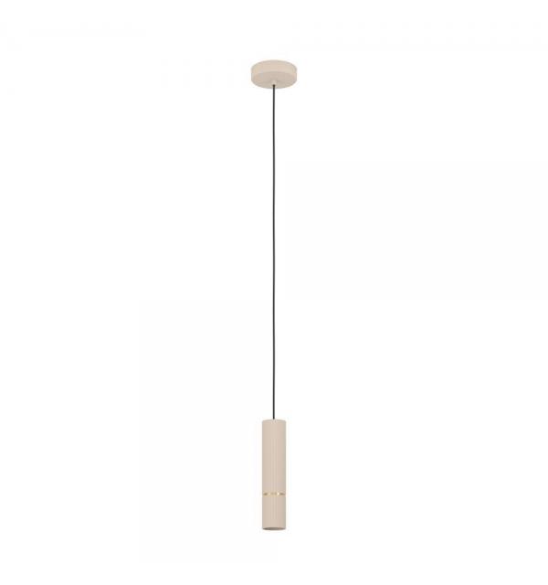 901151 Светодиодный подвесной светильник CAMINIA, 1х5W (GU10-LED), 345lm, H1100, Ø60, сталь, песочный, браширов