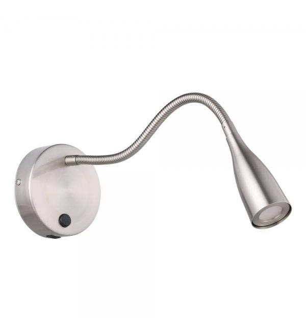 901783 Светодиодный спот OLIVANDINO 1, 3,8W(LED), 3000K, 320lm, сталь, никель матовый