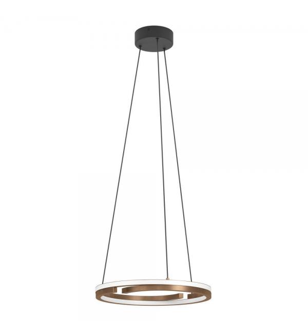 901826 Светодиодный подвес с регулировкой цветовой температуры MEZZOMONTE, 1X20W;1X20W(LED;LED), 2700-6500K, 2220;2220lm, алюминий, сталь, бронзовый,