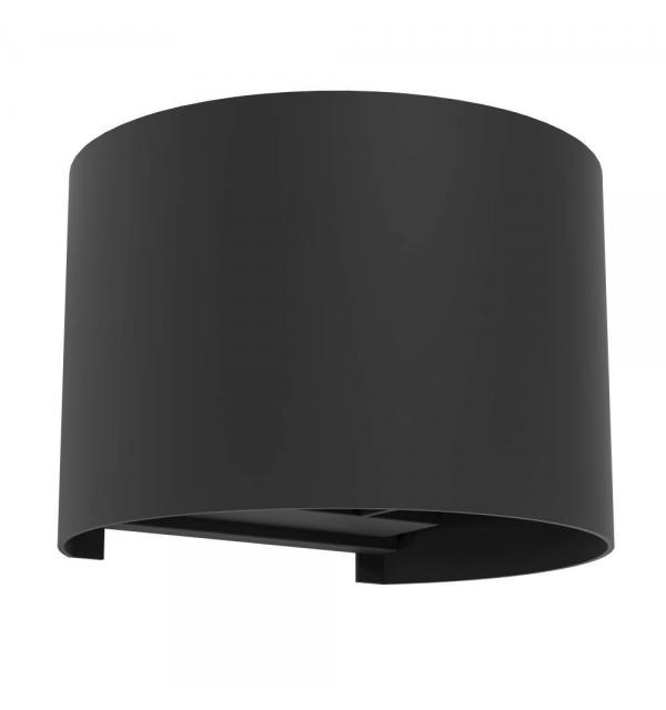 901844 Уличн светодиод свет-к настенный CALPINO 3, 2X2,8W(LED), IP54, 3000K, 840lm, алюминий, черный