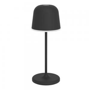 901877 Аккум. сенсорн. димм. настольная лампа MANNERA-S, H200, 1,8W(LED), IP54, 2500K, 3000K, 4000K, 170lm, алюминий, сталь, черный/пластик, белый