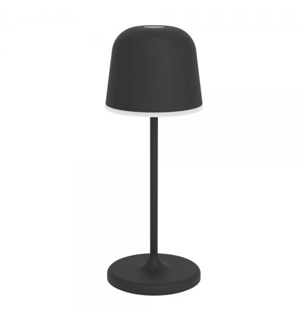 901877 Аккум. сенсорн. димм. настольная лампа MANNERA-S, H200, 1,8W(LED), IP54, 2500K, 3000K, 4000K, 170lm, алюминий, сталь, черный/пластик, белый