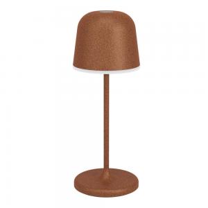 901879 Аккум. сенсорн. димм. настольная лампа MANNERA-S, H200, 1,8W(LED), IP54, 2500K, 3000K, 4000K, 170lm, алюминий, сталь, красно-бурый/пластик, бел