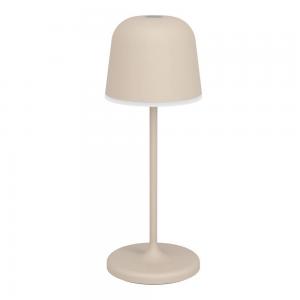 901881 Аккум. сенсорн. димм. настол лампа MANNERA-S, H200, 1,8W(LED), IP54, 2500K, 3000K, 4000K, 170lm, алюминий, сталь, песочный/пластик, белый