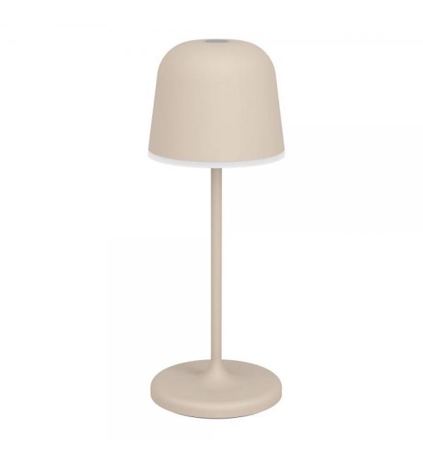 901881 Аккум. сенсорн. димм. настол лампа MANNERA-S, H200, 1,8W(LED), IP54, 2500K, 3000K, 4000K, 170lm, алюминий, сталь, песочный/пластик, белый