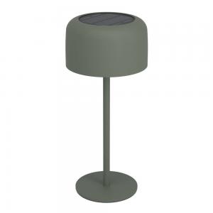 901894 Настольн. лампа на солн. батарее сенсорн. ROCCANOVA, H300, 2,8W(LED), IP44, 3000K, 270lm, сталь, зеленый
