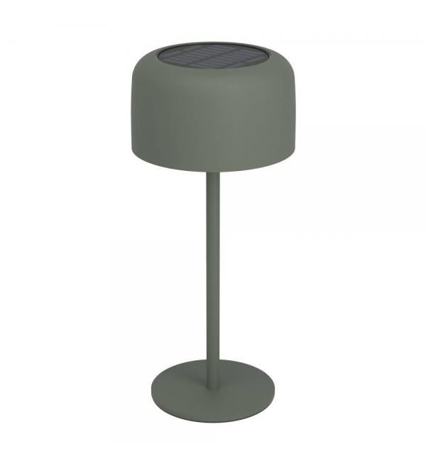 901894 Настольн. лампа на солн. батарее сенсорн. ROCCANOVA, H300, 2,8W(LED), IP44, 3000K, 270lm, сталь, зеленый