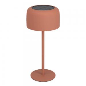 901896 Настольн. лампа на солн. батарее сенсорн. ROCCANOVA, H300, 2,8W(LED), IP44, 3000K, 270lm, сталь, красный