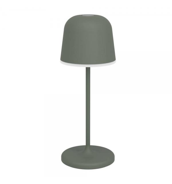 901939 Аккум. сенсорн. димм. настольн лампа MANNERA-S, H200, 1,8W(LED), IP54, 2500K, 3000K, 4000K, 170lm, алюминий, сталь, зелен/пластик, белый