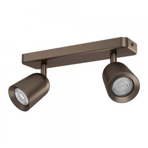 901949 Спот CAMALDOLI, 2X10W(GU10), сталь, темно-бронзовый