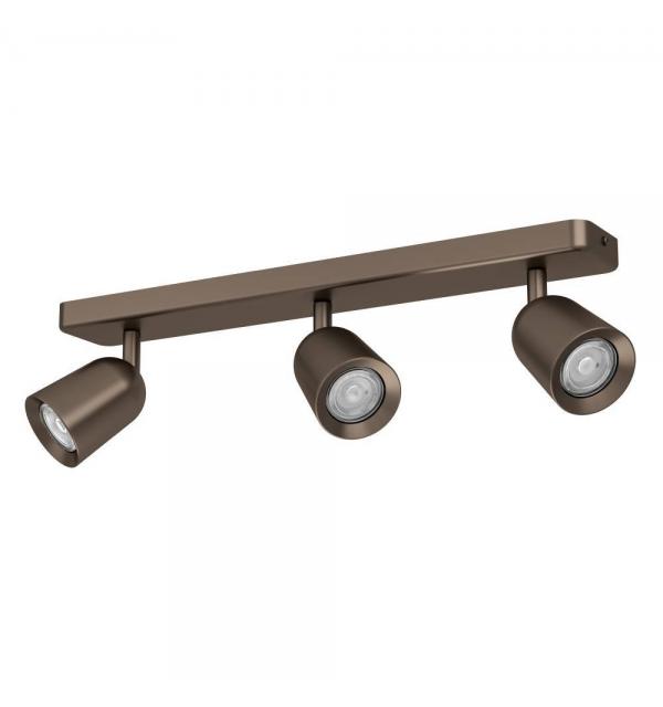 901951 Спот CAMALDOLI, 3X10W(GU10), сталь, темно-бронзовый
