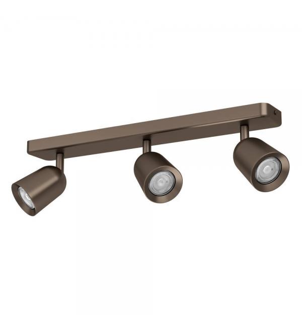901951 Спот CAMALDOLI, 3X10W(GU10), сталь, темно-бронзовый