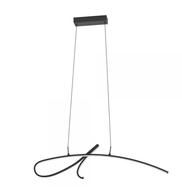 902346 Светодиодный подвес с регулировкой цветовой температуры CARDONCITO, 20W(LED) , 2700K, 4000K, 6500K, 2400lm, сталь, черный, белый