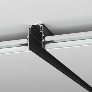 Slim Magnetic Шинопровод встраиваемый под ГКЛ 9,5мм черный (2м) 85209/00 85209/00
