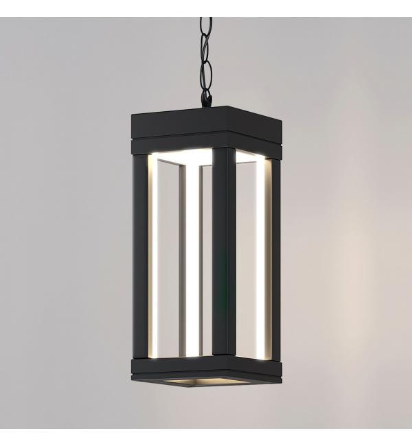 Уличный подвесной светодиодный светильник Frame LED IP54 1528 TECHNO LED черный