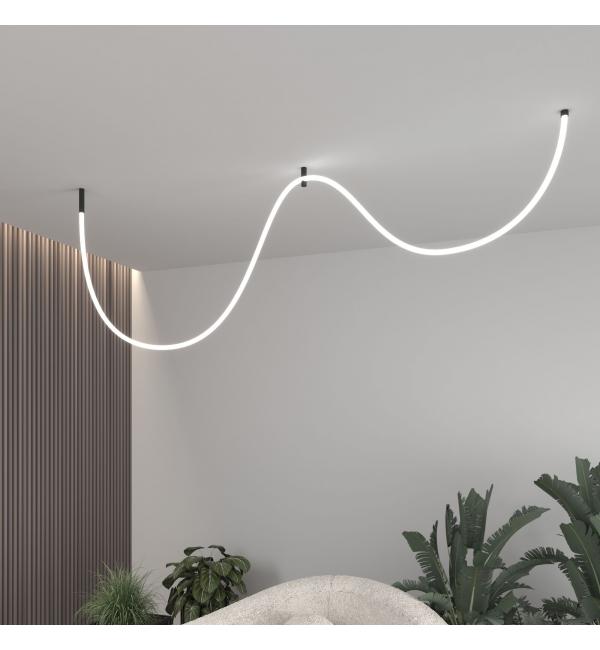 Гибкий неон 336 Led 12 Вт IP20 4200K Full light круглый дневной белый, 3 м 24V 12W 336Led 2835 IP20