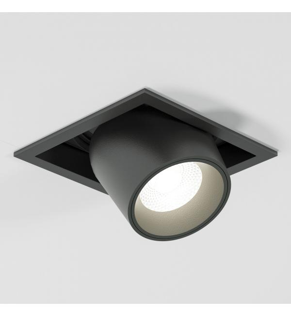 Потолочный светодиодный светильник поворотный Conner 8W 4000K чёрный 25087/LED