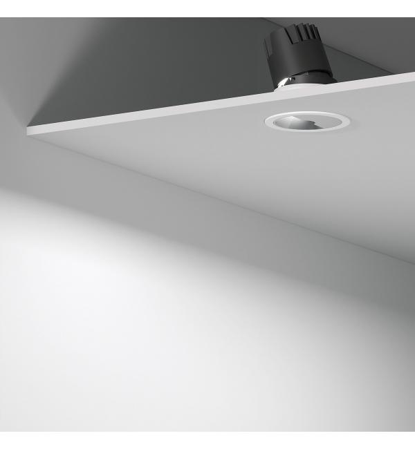 Точечный светодиодный светильник 10W 4000K белый/хром 25090/LED