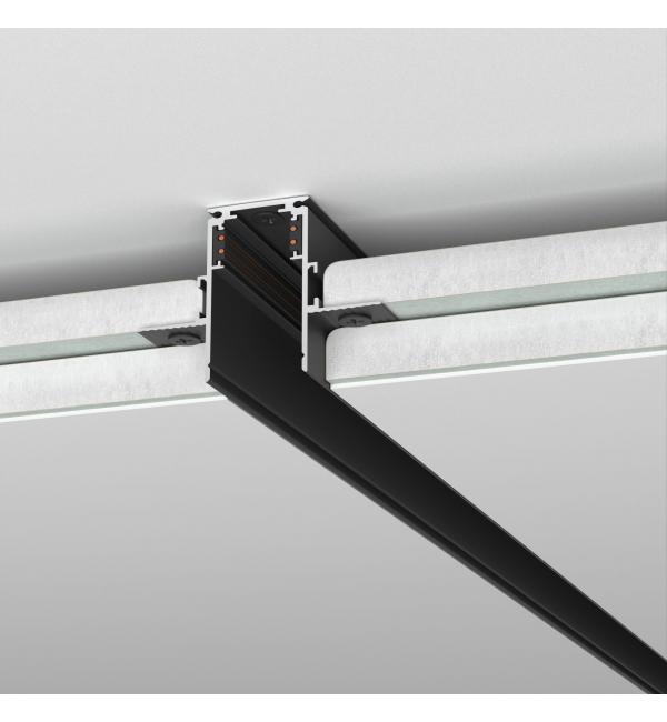 Slim Magnetic Шинопровод встраиваемый под ГКЛ 12,5мм черный)(2м) 85207/00 85207/00