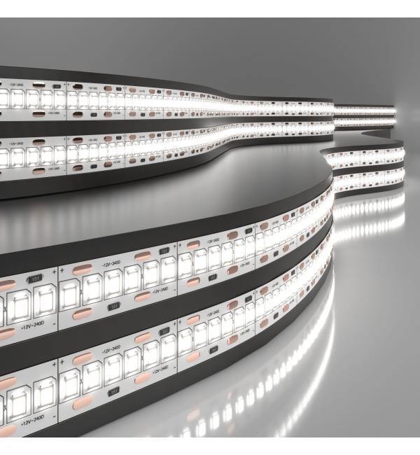 Светодиодная лента 12 В 24 Вт/м 240 Led/м 2835 IP20, дневной белый 4200 K, 5 м Лента светодиодная 12V 16W 240Led 2835 IP20 дневной белый, 5м